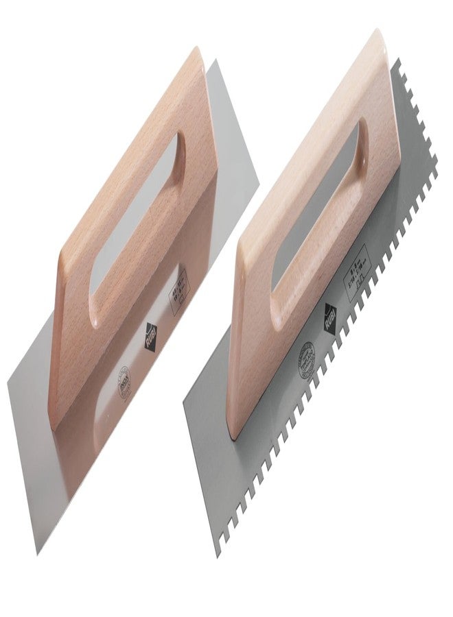 روبي مجرفة فولاذية مسننة، مقاس ١٩ بوصة (٤٨ سم)، أبعادها ٢٠ × ٢٠ مم | مقاومة عالية للتآكل | مقاومة للتآكل | تسطيح مثالي | مقبض خشبي مغلق - Image 5