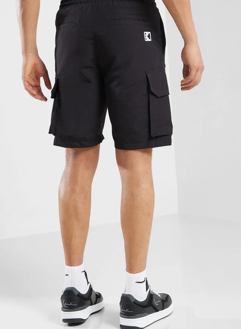 Karl Kani Retro Patched Shorts