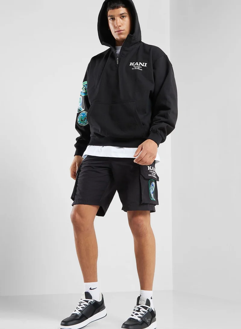 Karl Kani Retro Patched Shorts