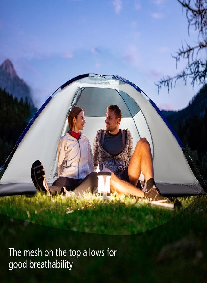 ASFANES Screened Camping Tent, 4 Person Waterproof, Haven Tent, Backpack Double Layer Shelter, Easy Setup and Portable for Outdoor, Picnic, Navy Blue. - Image 5
