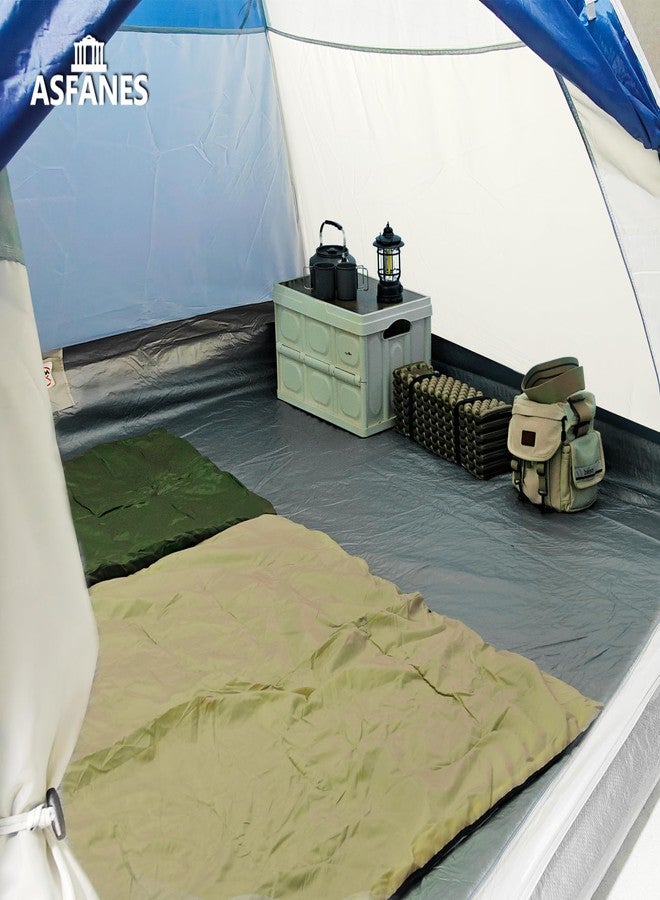 ASFANES Screened Camping Tent, 4 Person Waterproof, Haven Tent, Backpack Double Layer Shelter, Easy Setup and Portable for Outdoor, Picnic, Navy Blue. - Image 4