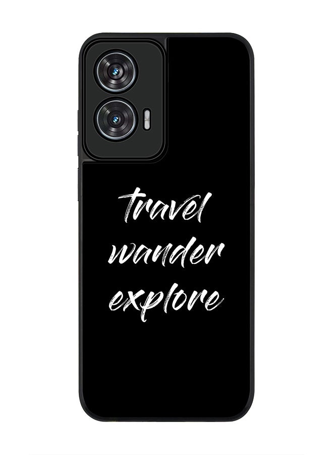 Stylizedd For Motorola Edge 50 Fusion 5G Case,Slim fit Camera Protection, Shockproof Thin Phone cover  - Travel Wander Explore - Image 1