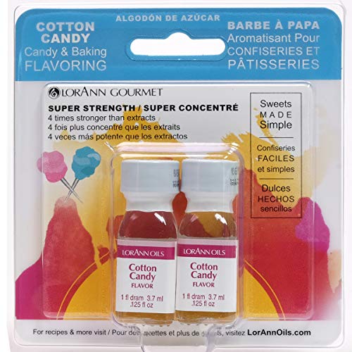 LorAnn Oils LorAnn Cotton Candy SS Flavor 1 dram bottle 0125 fl oz  37ml  1 teaspoon