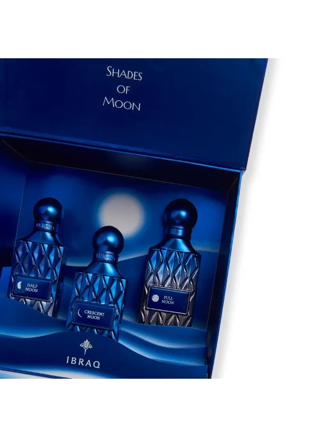 ابراق عطور إبراهيم القرشي - مجموعة عطور القمر - هلال 75 مل، نصف قمر 100 مل، قمر كامل 150 مل - Image 2