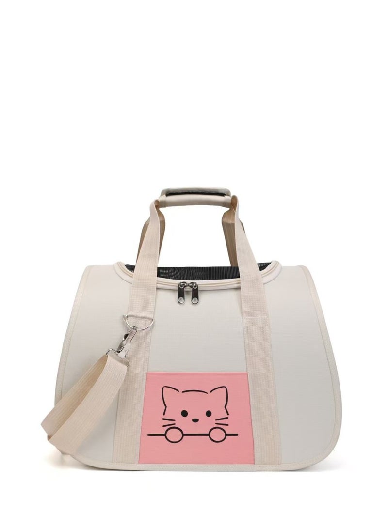 LumiArk Cat, Dog Carrier – Fits Pets Up to 20 lbs, Anti-Collapse Design, Escape-Proof Zippers, Cozy Pad, Cat Carrier Soft ,Pet Bag 41x26x26cm - Image 1