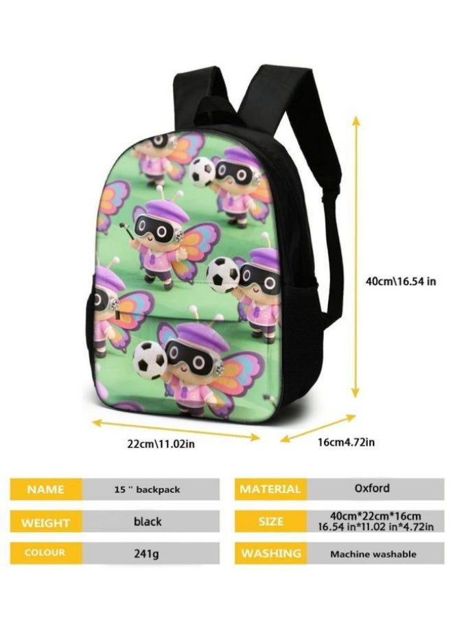 Bright Li Fire Unlock the new fashion of childish fun! Three-piece set of bags, cartoon elements for children and teenagers (students, children, friends' outings, mountain climbing, schooling, etc. can be used) - 4 - Image 5
