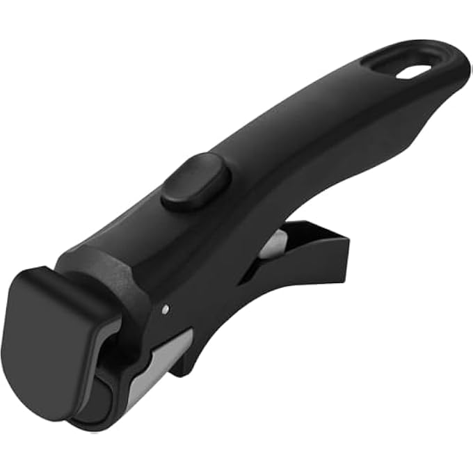 Tazweeq مقبض أسود قابل للإزالة للأواني والمقالي، مقبض مقلاة عالمي قابل للفصل، أواني طهي قابلة للإزالة، بلاستيك مقاوم للحرارة، فولاذ مقاوم للصدأ، سيليكون - Image 2