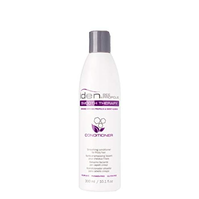IDEN Bee Propolis Smooth Therapy Conditioner, For Frizzy Hair, Luxurious Shine, Silky Smooth, 10.1 fl.oz