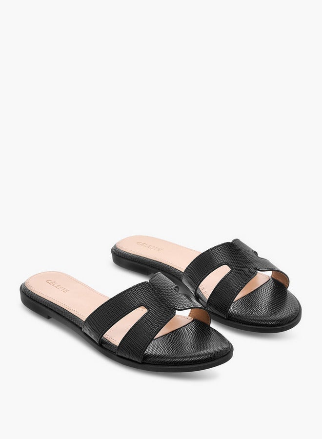 Celeste Women's Cutout Detail Slip-On Sandals  - Image 1