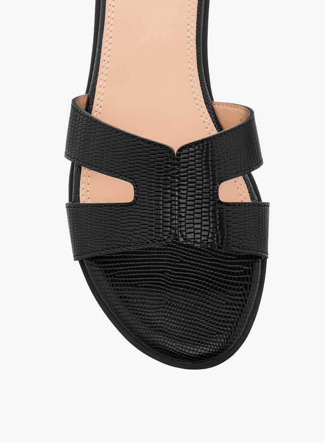 Celeste Women's Cutout Detail Slip-On Sandals  - Image 4