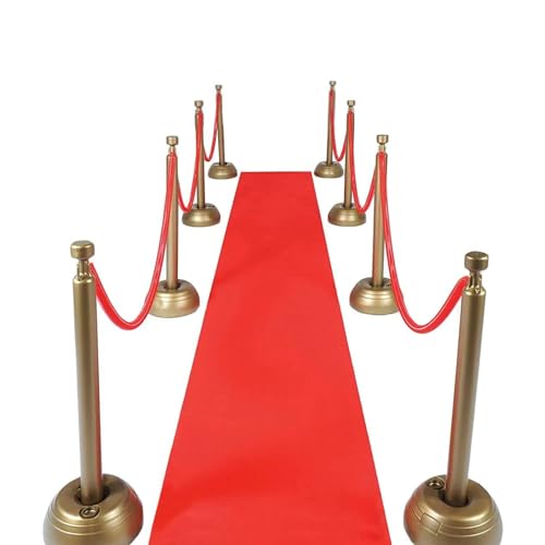 YADI Red Carpet Runner for Party, 2 x 15 ft, Non-Woven Polyester Fabric Aisle Runner for Wedding Ceremony, Hollywood Red Carpet for VIP Awards Night Theme Party Decorations - Image 1