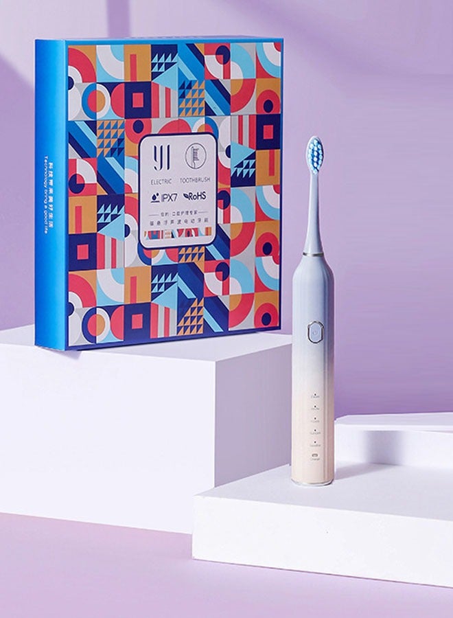 KLNAMAEAAN Electric Toothbrush Super Soft Waterproof Teeth Cleaning Artifact Battery Powered - Image 1