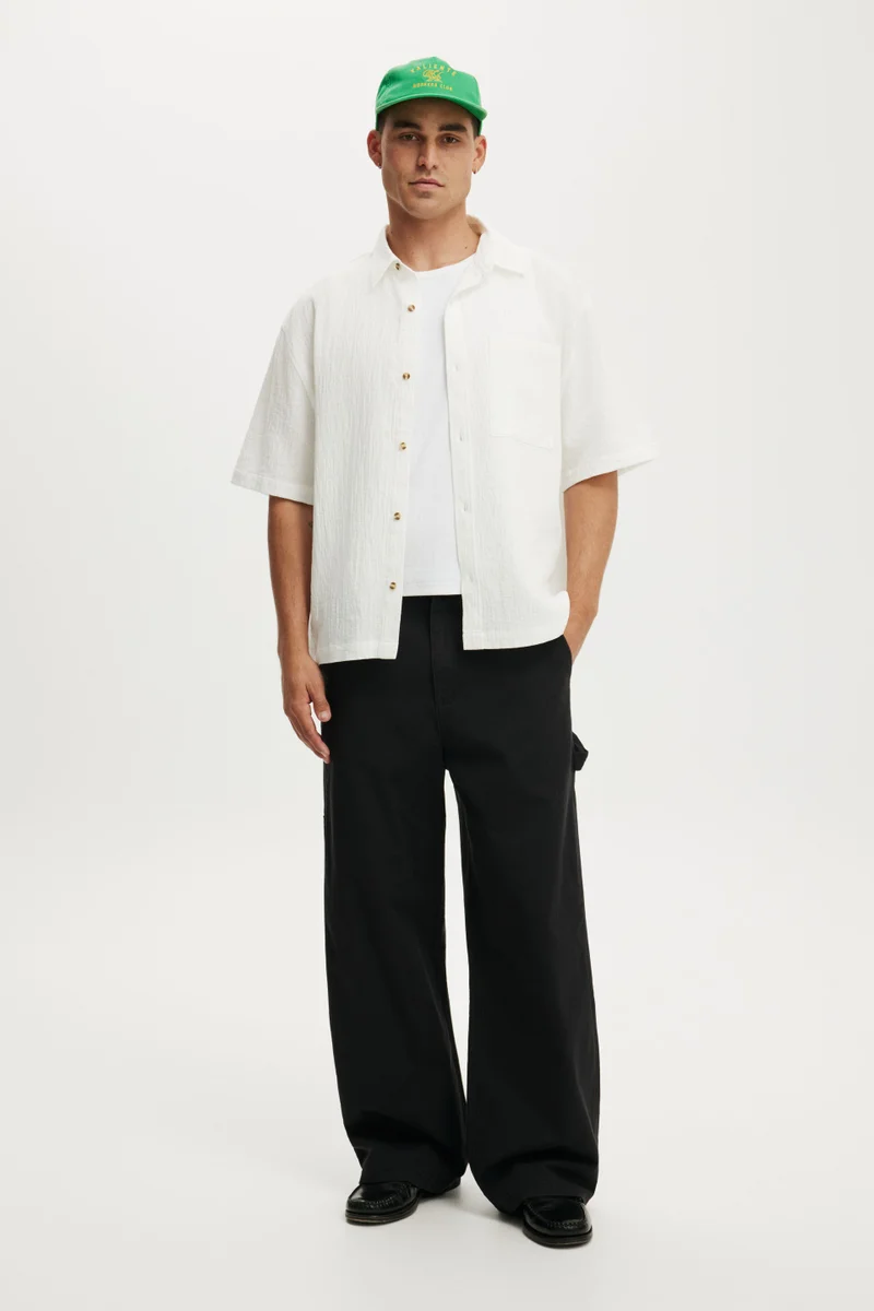 كوتون اون Boxy Fit Short Sleeve Shirt