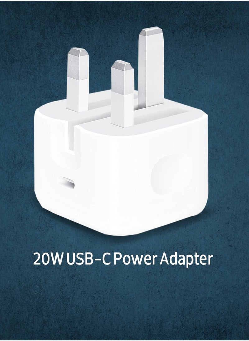 USB C Power Adapter 20W Folding Pins