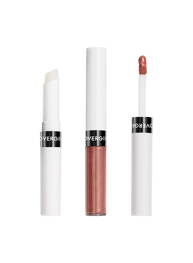 CoverGirl Outlast All-Day Lip Color with Moisturizing Topcoat, New Neutrals Shade Collection, Ripe Peach, Pack of 1