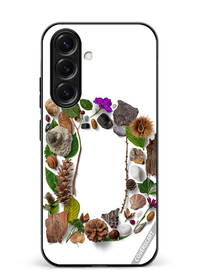 VR CREATIVE Protective Case Cover For Samsung Galaxy S25 Plus Alphabet D Design Multicolour