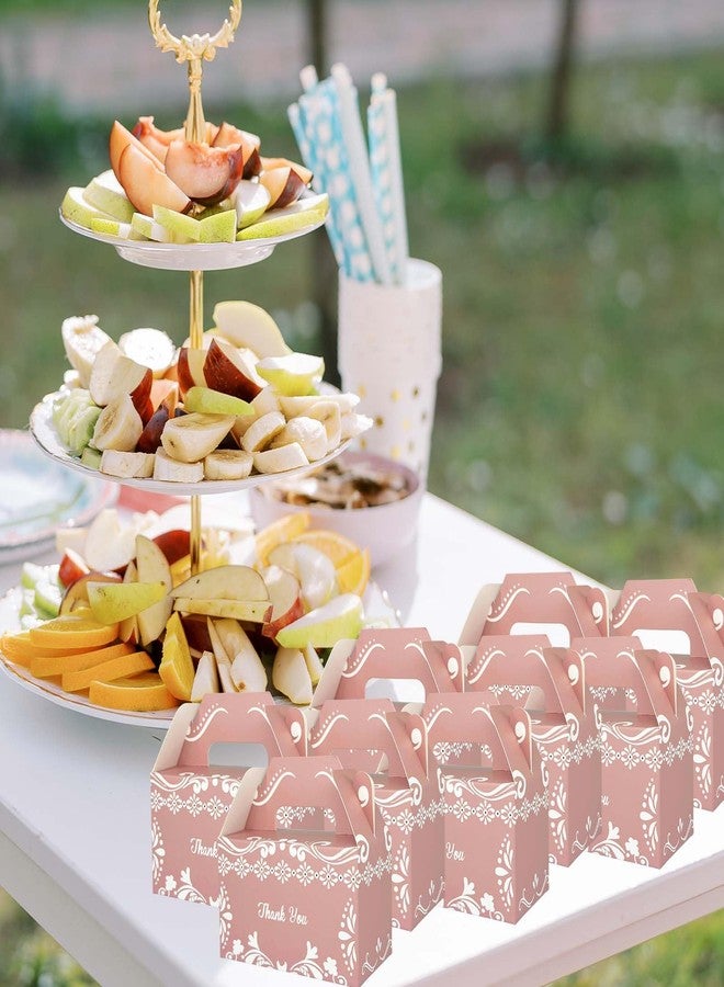 RVEAFA 24 Pack Platos De Barro Mexicanos Party Favor Small Boxes Pink Cielito Lindo Baby Shower Decoration Treat Boxes for Snacks Candy Cookie Cake Toys Boxe for Wedding Birthday Party Favors - Image 5