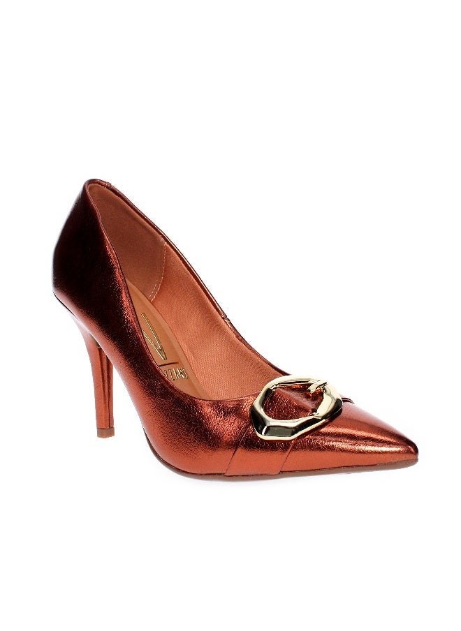 VIZZANO Mid Heels Shoes for Women – Classic Mid Heel Pumps for Girls & Ladies Office Wear  - Image 1