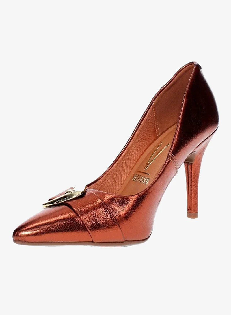 Vizzano Brown Mid Heels Shoes for Women – Classic Mid Heel Pumps for Girls & Ladies Office Wear for Women | Best Price UAE