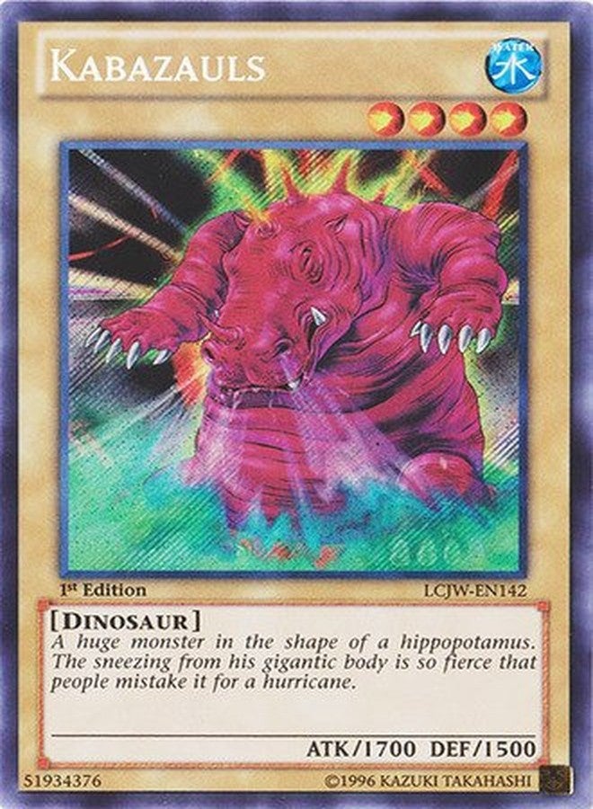 YU-GI-OH! - Kabazauls (LCJW-EN142) - Legendary Collection 4: Joey's World - 1st Edition - Secret Rare