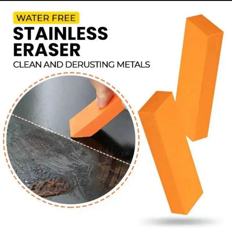 CPEX Stainless Steel Eraser Limescale Rust Glass Cleaning Eraser Decontamination Magic Eraser for Kitchen and Bathroom Best Cleaning Supplies for The Toughest Stains Dirt - Image 3