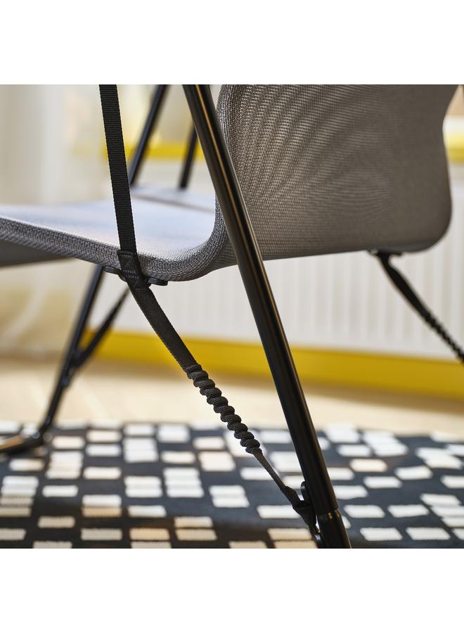 Zaboon Gaming Easy Chair, Grey/Black - Image 2