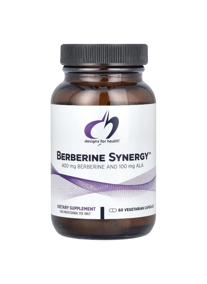 designs for health - Designs For Health, Berberine Synergy™, 60 Vegetarian Capsules - Image 1
