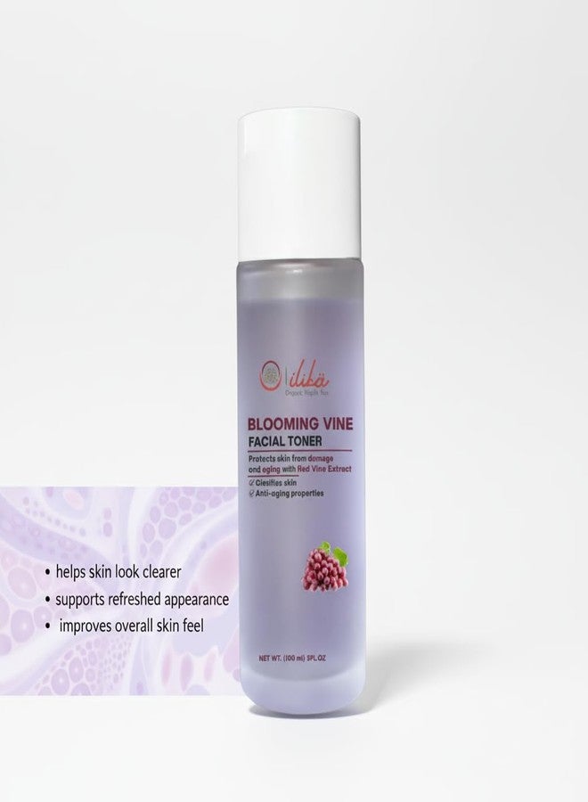 ILIKA Blooming Vine Facial Toner | Hydrating & Refreshing Alcohol-Free Toner with Red Vine Extract | Lightweight Daily Skincare | 100 ml - Image 5