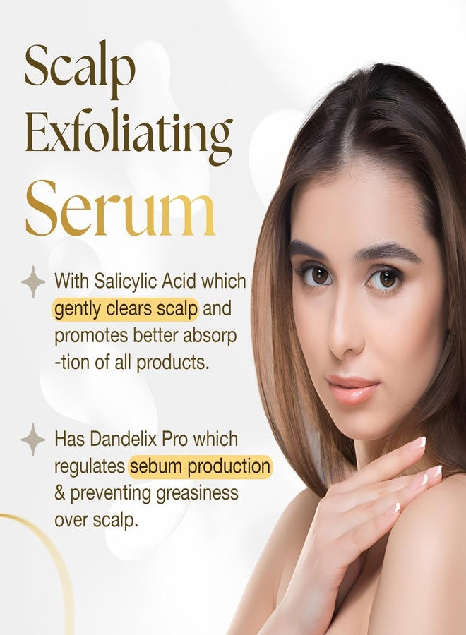 SiyaAyurveda سيروم سيا أيورفيدا لتقشير فروة الرأس مع 2% حمض الساليسيليك و Dandelix Pro لعلاج قشرة الرأس والحكة، ومكافحة القشرة، وصدفية فروة الرأس | سيروم مضاد للقشرة - Image 3