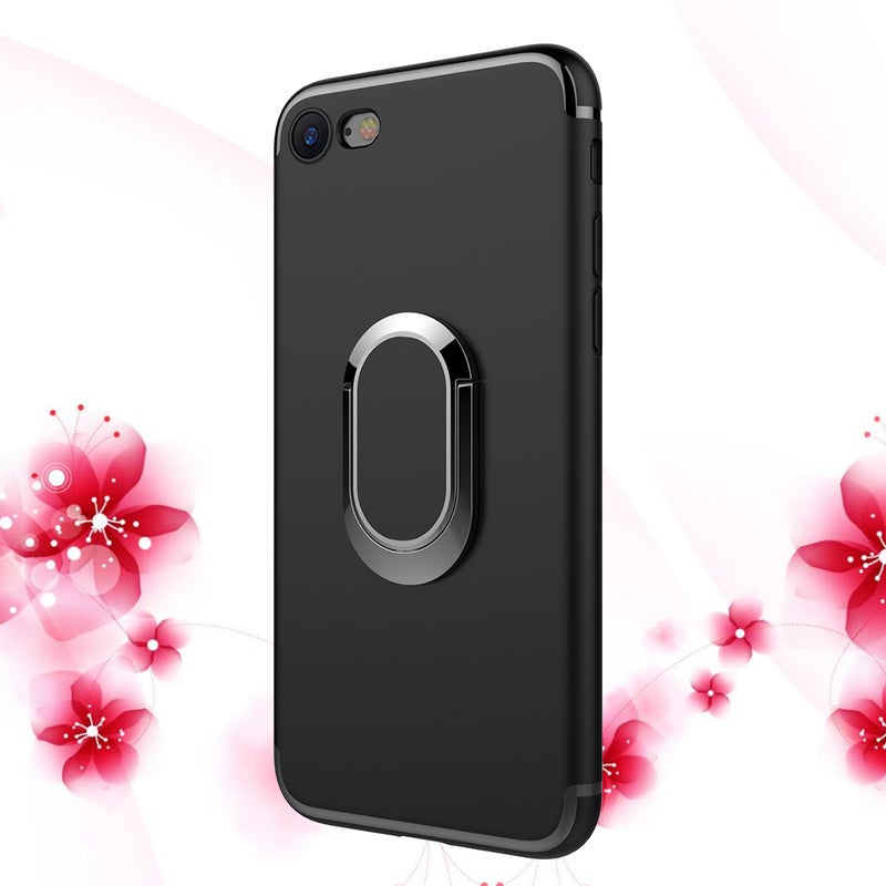 Phone Case with 360 Rotating Holder Car Holder Slim Shockproof Protective Phone Case Cover for 7/8 (Black) - Image 3