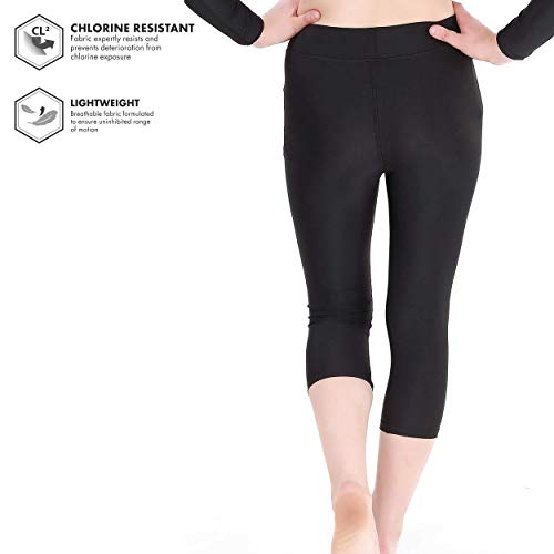 TYR Women's Nylon Eco Capri (Black, S/32) - Image 5