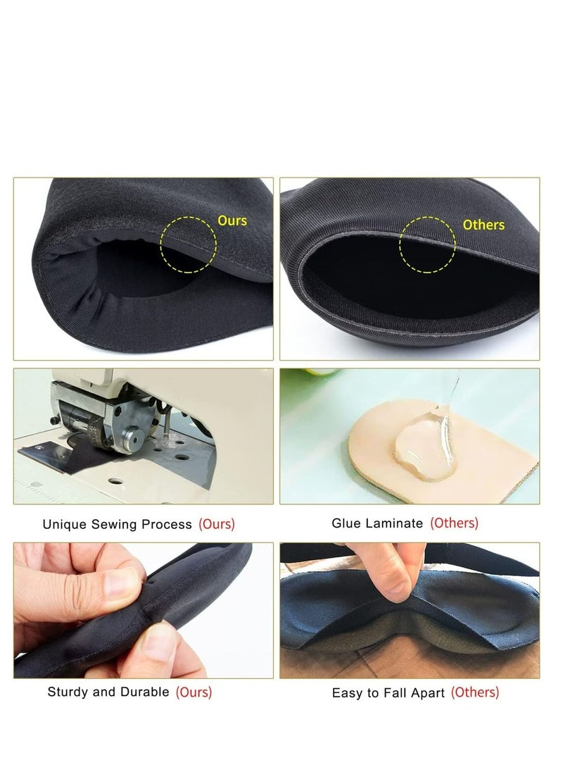 TLAXCA - Sleep Mask for Men Women,3D Contoured Cup Sleeping Mask,Soft Breathable Blackout Blindfold,Travel Eye Cover,Night Sleep Cover with Adjustable Buckle for Side Sleeper Yoga Nap - Image 1
