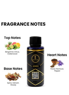 Scenta Flora ADDRESS - Diffuser Aroma Oil - Uplifting, Earthy, and Warm Fragrance for Scent Diffusers - Aromatherapy (50 ml)  - Image 2