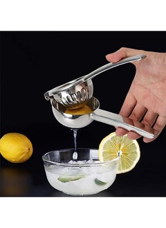 Big Large Thick SUS304 Stainless Steel Orange Lemon Squeezer about 400g 8.5cm Diameter Metal Professional Manual Hand Press Citrus Juicer Orange Squeezer Heavy Duty Food Grade