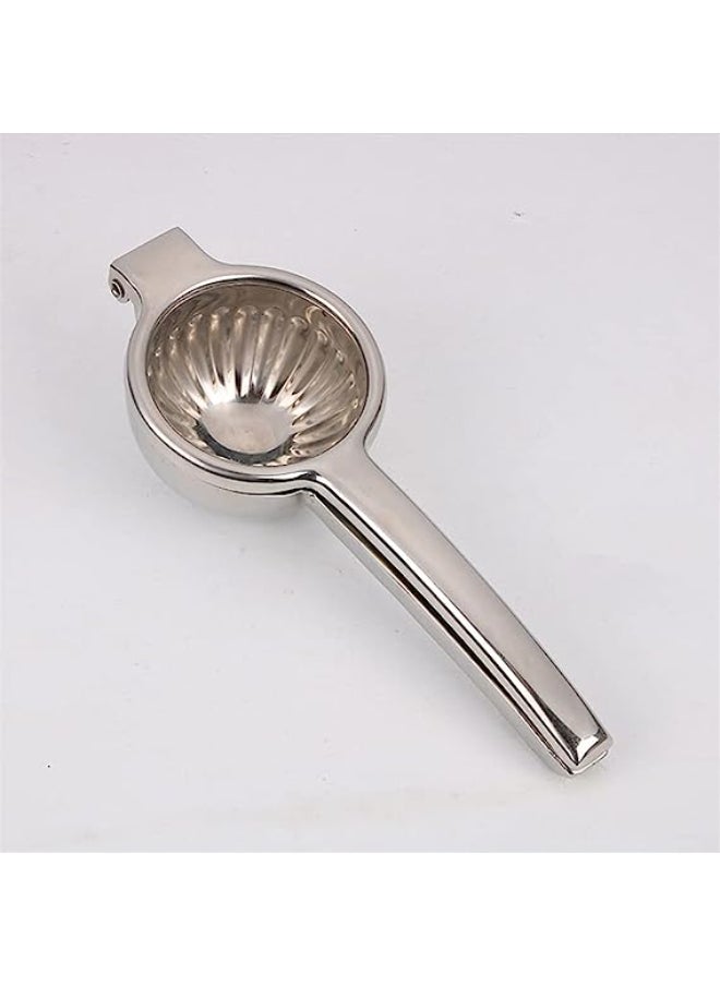 PARTNER - Big Large Thick SUS304 Stainless Steel Orange Lemon Squeezer about 400g 8.5cm Diameter Metal Professional Manual Hand Press Citrus Juicer Orange Squeezer Heavy Duty Food Grade - Image 1