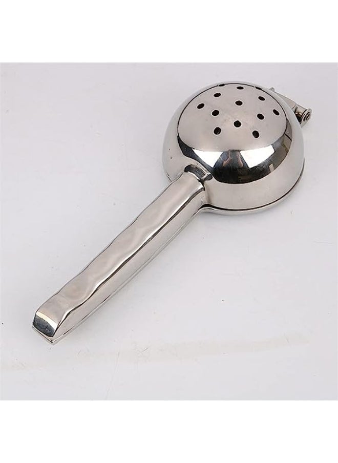 PARTNER - Big Large Thick SUS304 Stainless Steel Orange Lemon Squeezer about 400g 8.5cm Diameter Metal Professional Manual Hand Press Citrus Juicer Orange Squeezer Heavy Duty Food Grade - Image 1