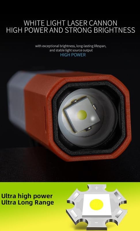 FaybyAdjustable LED Torch for Kids Bright Portable Flashlight for Camping Adventures Durable Battery Torch for Hiking Picnics Night Outdoor Emergency and Travel Use 1Pcs_Multicolor - Image 5