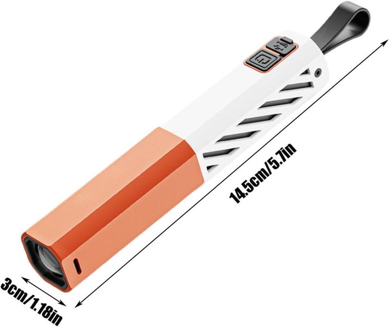 FaybyAdjustable LED Torch for Kids Bright Portable Flashlight for Camping Adventures Durable Battery Torch for Hiking Picnics Night Outdoor Emergency and Travel Use 1Pcs_Multicolor - Image 2