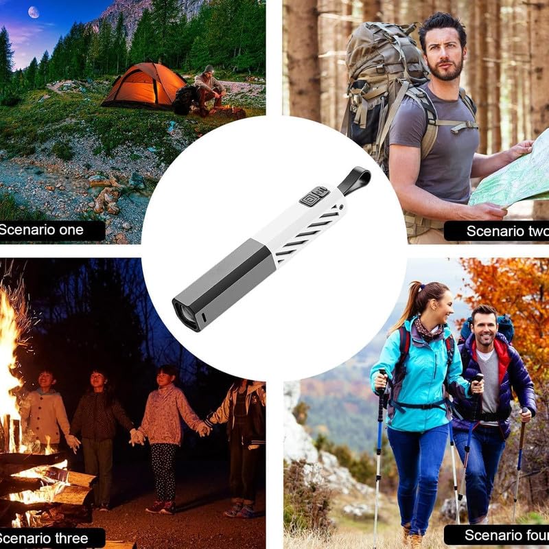 FaybyAdjustable LED Torch for Kids Bright Portable Flashlight for Camping Adventures Durable Battery Torch for Hiking Picnics Night Outdoor Emergency and Travel Use 1Pcs_Multicolor - Image 3