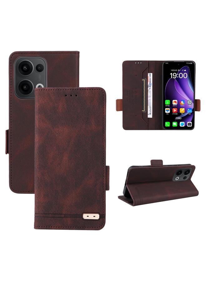 إيروريكس جراب هاتف OPPO Reno13 Pro مصنوع من الجلد بمشبك مغناطيسي - Image 1