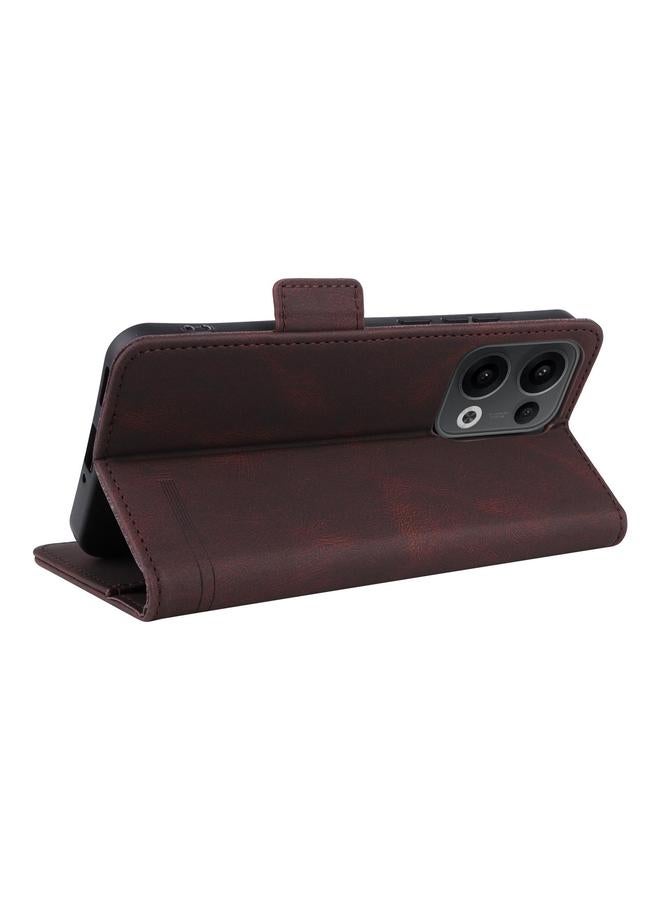 إيروريكس جراب هاتف OPPO Reno13 Pro مصنوع من الجلد بمشبك مغناطيسي - Image 5