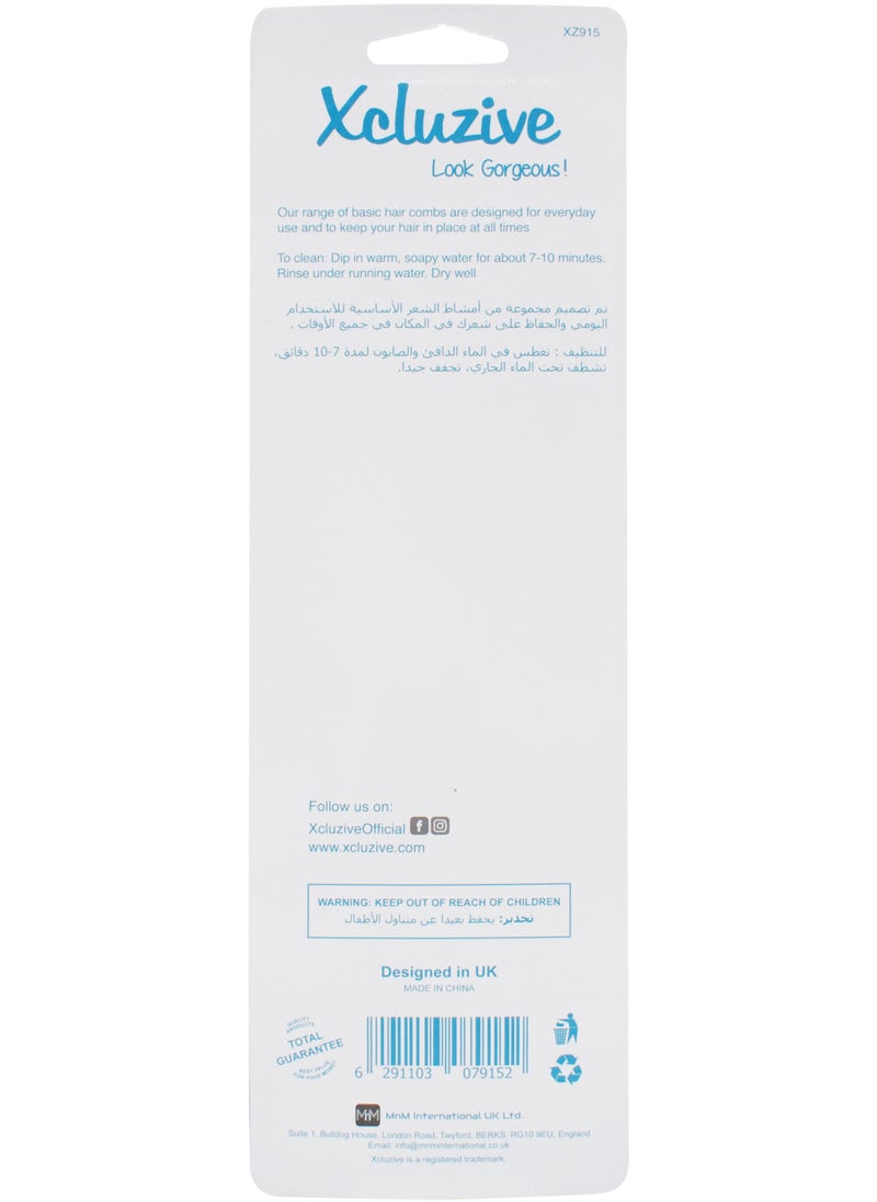 Xcluzive X/Z Wide Tooth Detangler & Regular Combs 2 Pcs  - Image 3