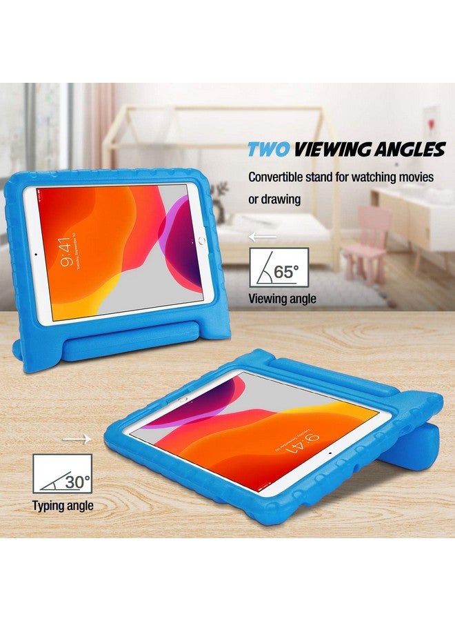 بروكاس جراب ProCase للأطفال لأجهزة iPad الجيل التاسع/iPad 8/iPad 7، جراب iPad 10.2 2021 2020 2019/iPad Air 10.5/iPad Pro 10.5، جراب خفيف الوزن مقاوم للصدمات مع مقبض قابل للتحويل - أزرق - Image 4