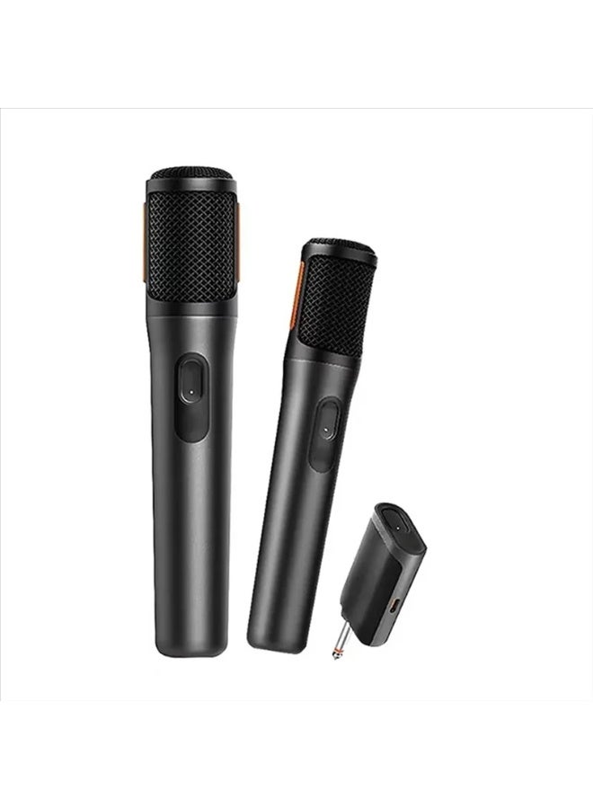 Digital Wireless Microphone System with 2 Handheld Microphones and Receiver - Image 1
