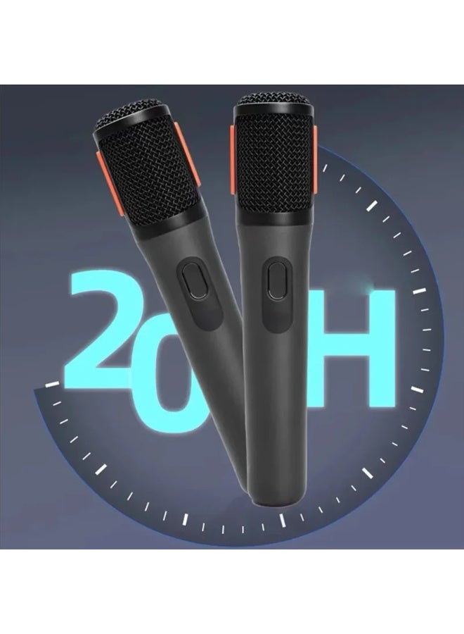 Digital Wireless Microphone System with 2 Handheld Microphones and Receiver - Image 2