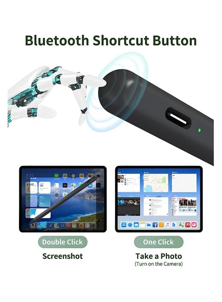 قلم ستايلس نشط عالي الحساسية متوافق مع قلم اللمس الرقمي لشاشات Apple iPad Touch - Image 3