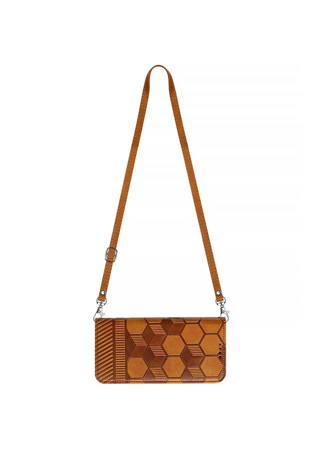 S-TOP Case For iPhone 11 Pro Max Crossbody Football Texture Magnetic PU Phone Case - Image 5