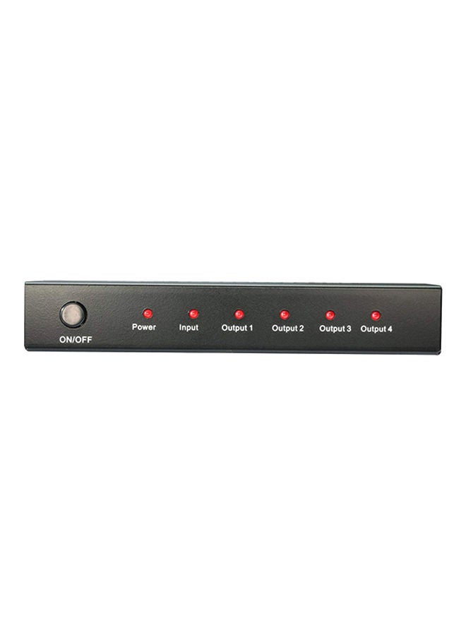NIBEMINENT 4 Ports HDMI 3D Splitter Black - Image 4