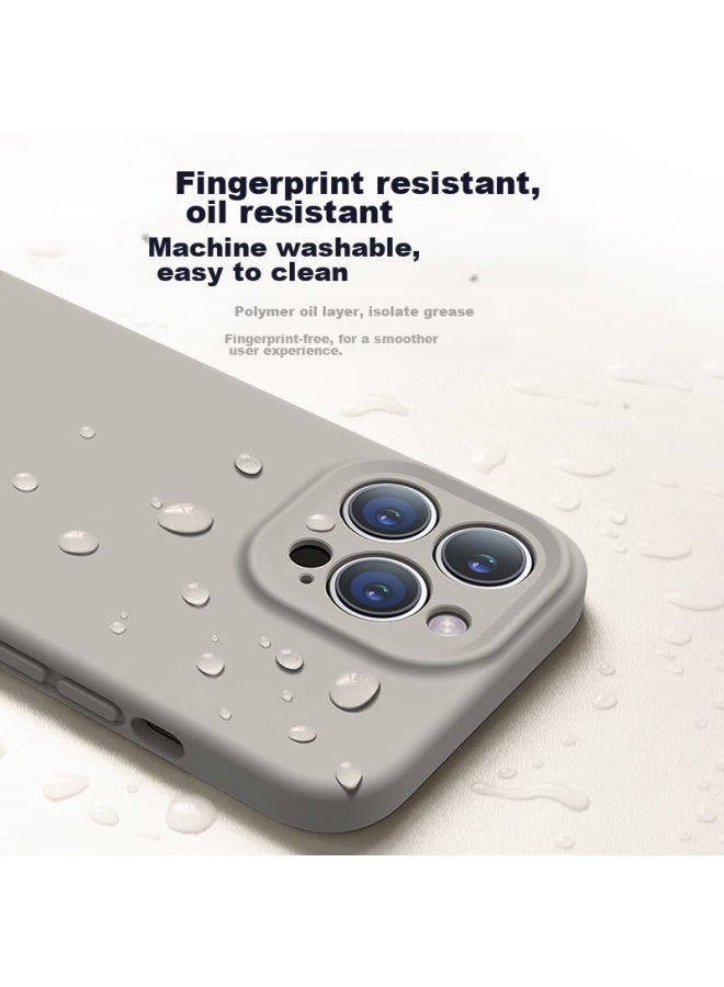 Neyaa Nai Xiao Ya Iphone 13 Pro Case, Iphone 13 Pro Protective Cover, Full Lens Protection, Liquid Silicone, Ultra-thin, Shockproof, Simple Soft Shell For Men And Women, Graphite Gray - Image 3