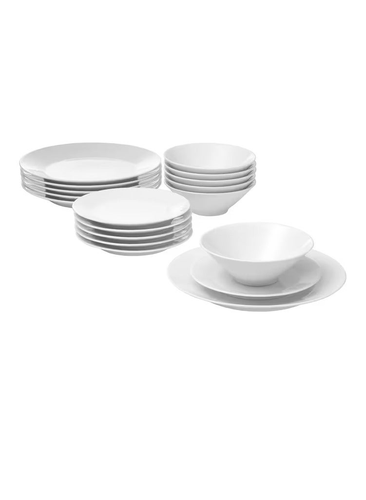 18-piece service, white - Image 1
